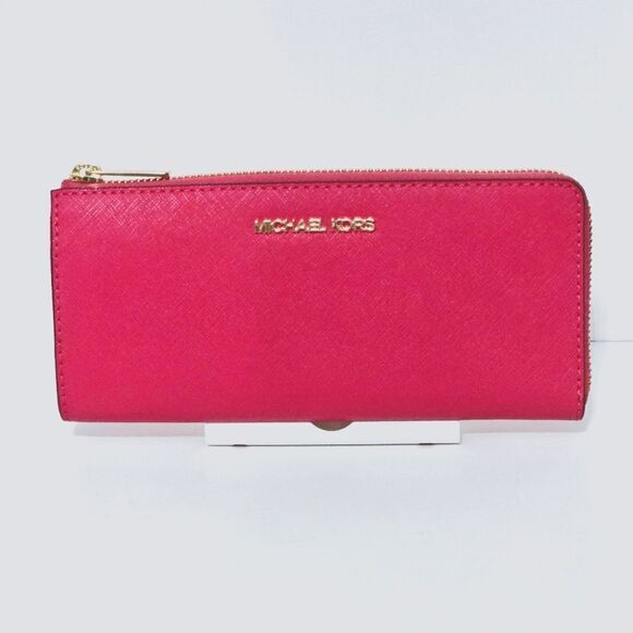 Michael Kors, Fuschia, full sized wallet. EUC - Picture 1 of 16
